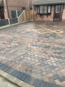 Block paved drive in Doncaster